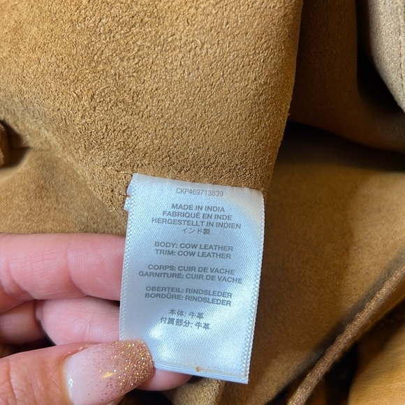 MADEWELL Piazza Tan Brown Leather Crossbody Adjustable Strap Hand Bag - Picture 14 of 14